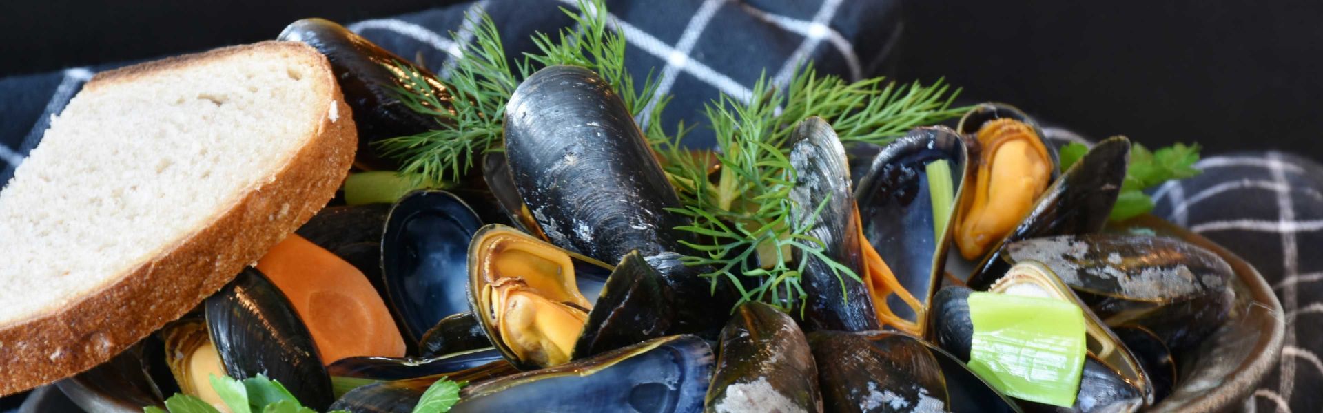 Miesmuschelessen